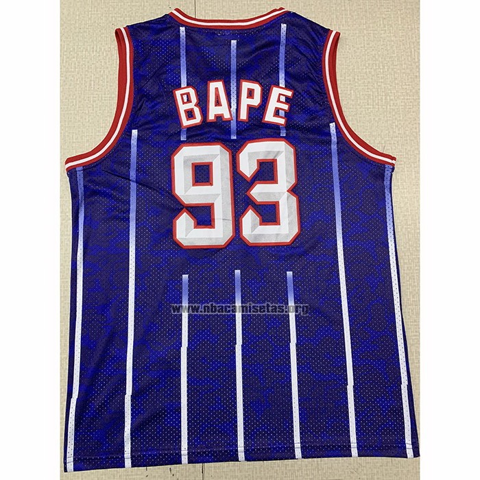 Camiseta Boston Celtics Bape NO 93 Hardwood Classic Azul